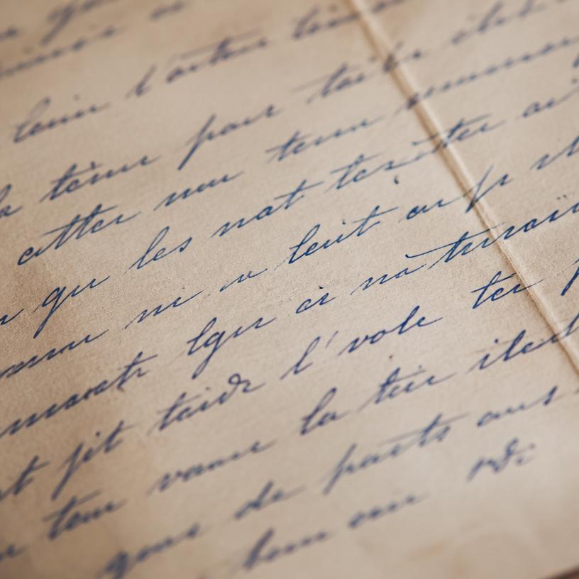 Lettre manuscrite ancienne